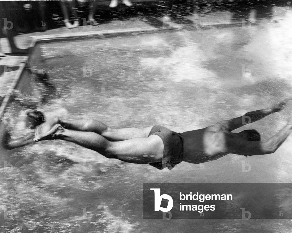 Ronnie Mutton, 3rd County of London Yeomanry (Sharpshooters) on board HMT Orion en route to Egypt, 1941 (b/w photo)