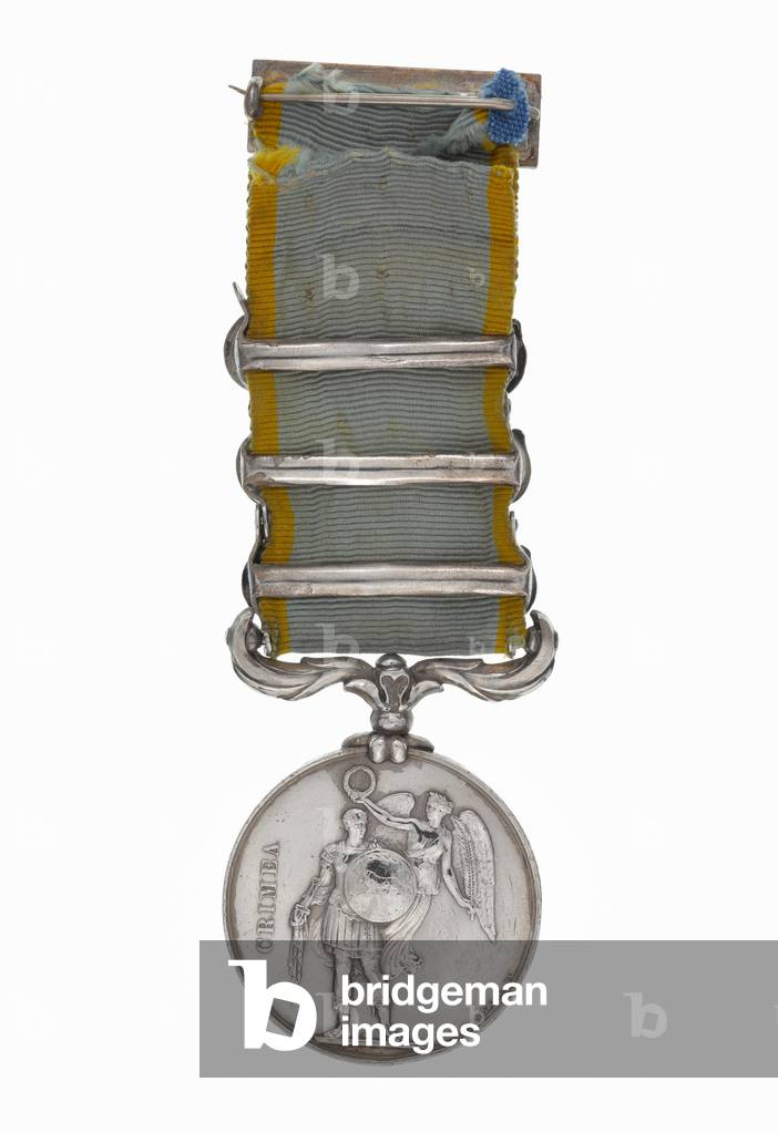 Crimea War Medal 1854-56, Sergeant Frederick Peake, 13th (Light) Dragoons (metal)