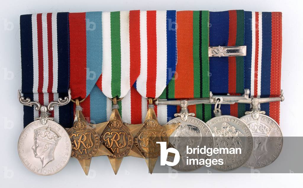 Military Medal group, Gunner Joseph Hogan, 8th Canadian Field Regiment, Royal Canadian Artillery (metal)