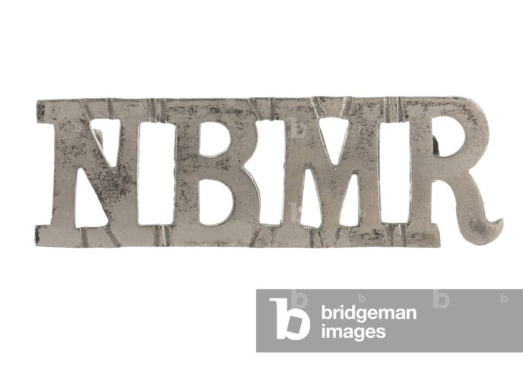 Shoulder title, Northern Bengal Mounted Rifles, 1889-1947 (metal)