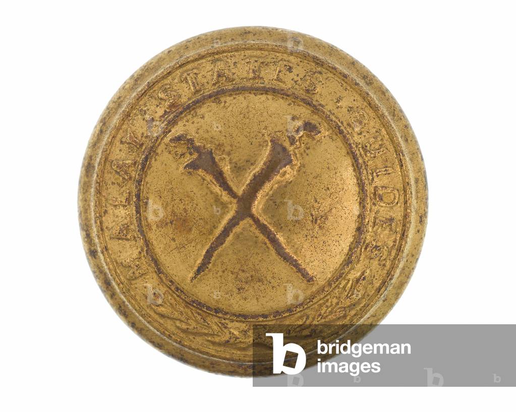 Pocket button, Malay State Guides, 1896-1919 (brass)