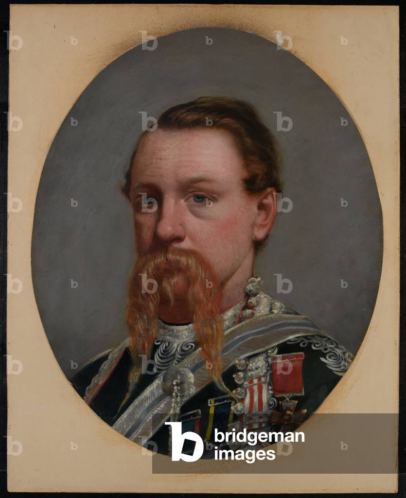 Major Frederick Robertson Aikman, VC, 4th Bengal Native Infantry, c.1860 (oil on canvas)
