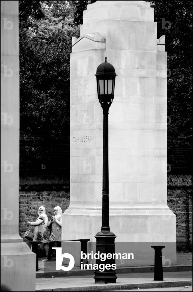 Memorial Gates, Constitution Hill, 2008 (b/w photo)