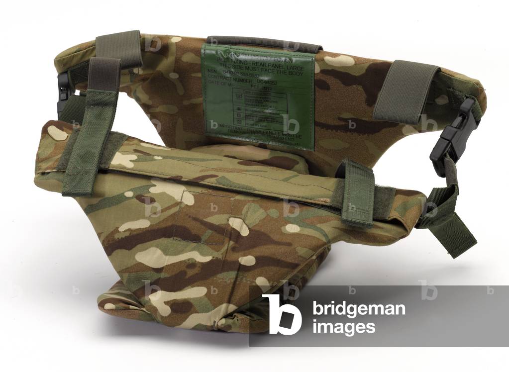 Multi-terrain pattern (MTP) tier two pelvic protection armour, 2010 circa