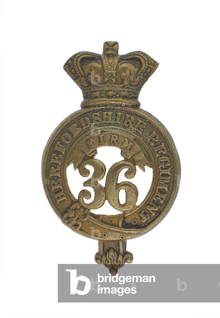 Glengarry badge, 1874-81 (brass)