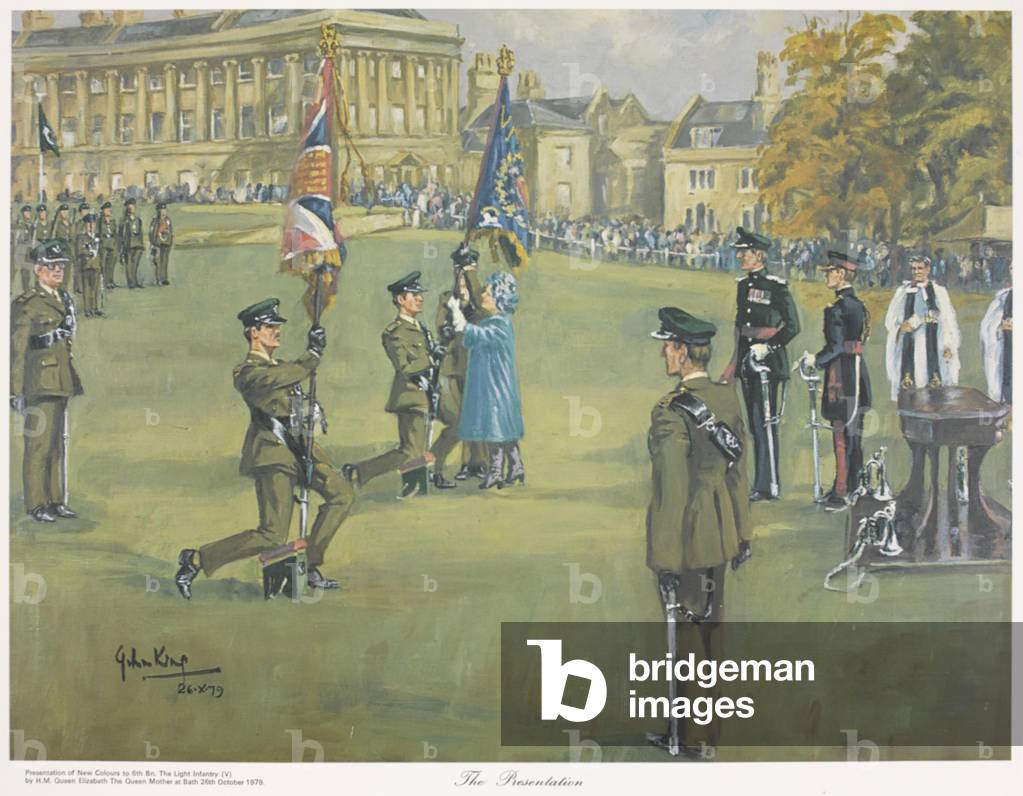 The Presentation, 1979 (colour litho)