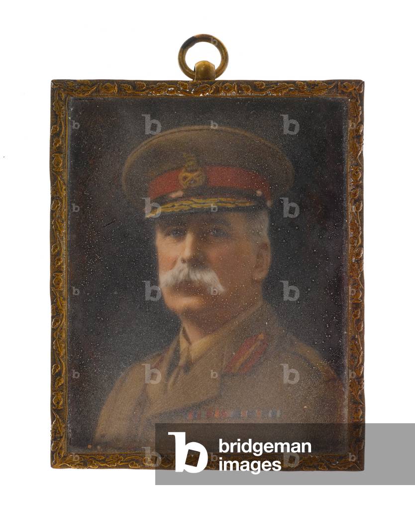 Brigadier-General Francis Gleadowe Stone, Army Staff, 1900 circa (miniature on ivory)