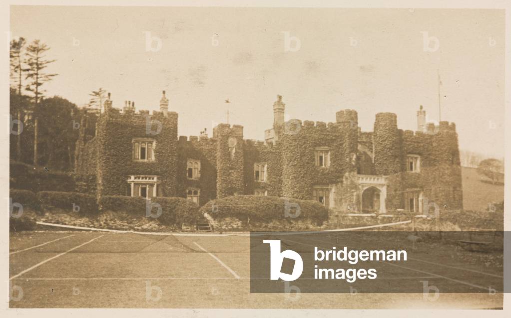 Watermouth Castle, Devon, 1918 (b/w photo)