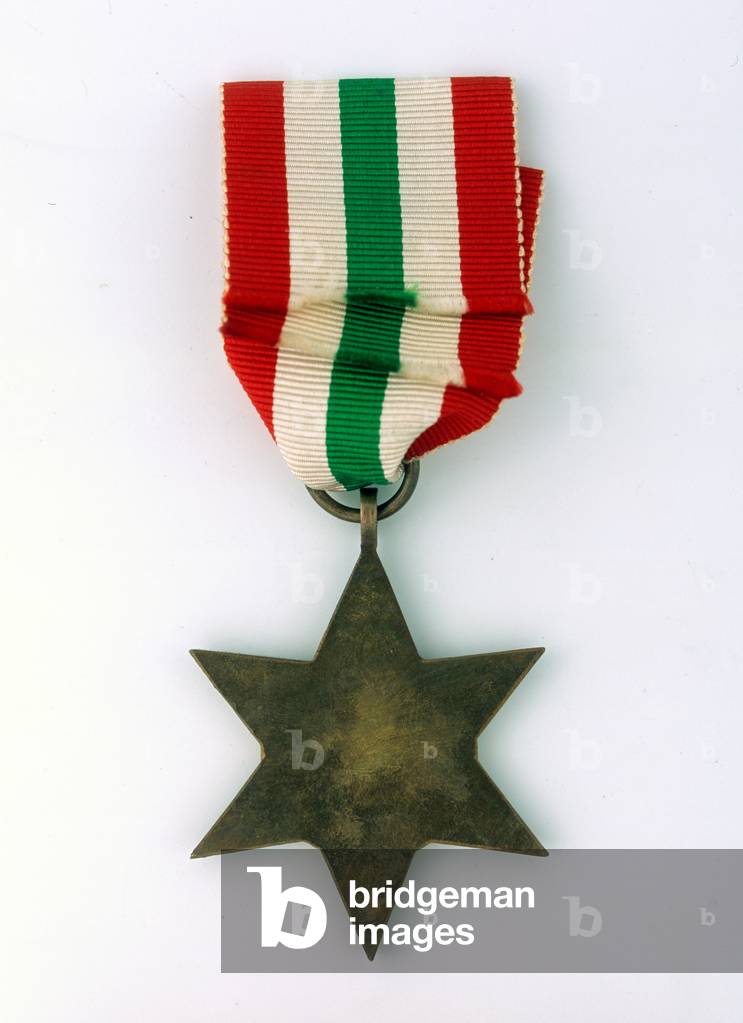 Italy Star 1943-45, Sergeant Herbert Frederick Chambers, Royal Armoured Corps and Special Boat Service (metal)