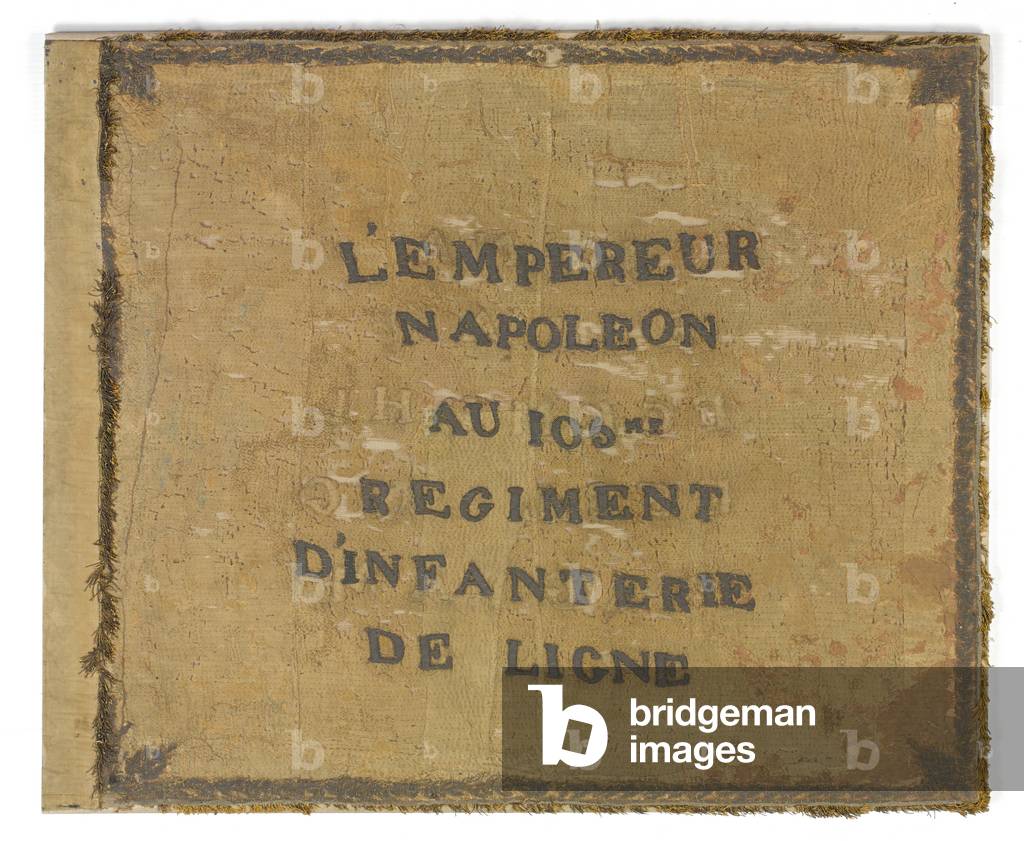 Banner of the French 105th Regiment, c.1815 (flag, regimental)