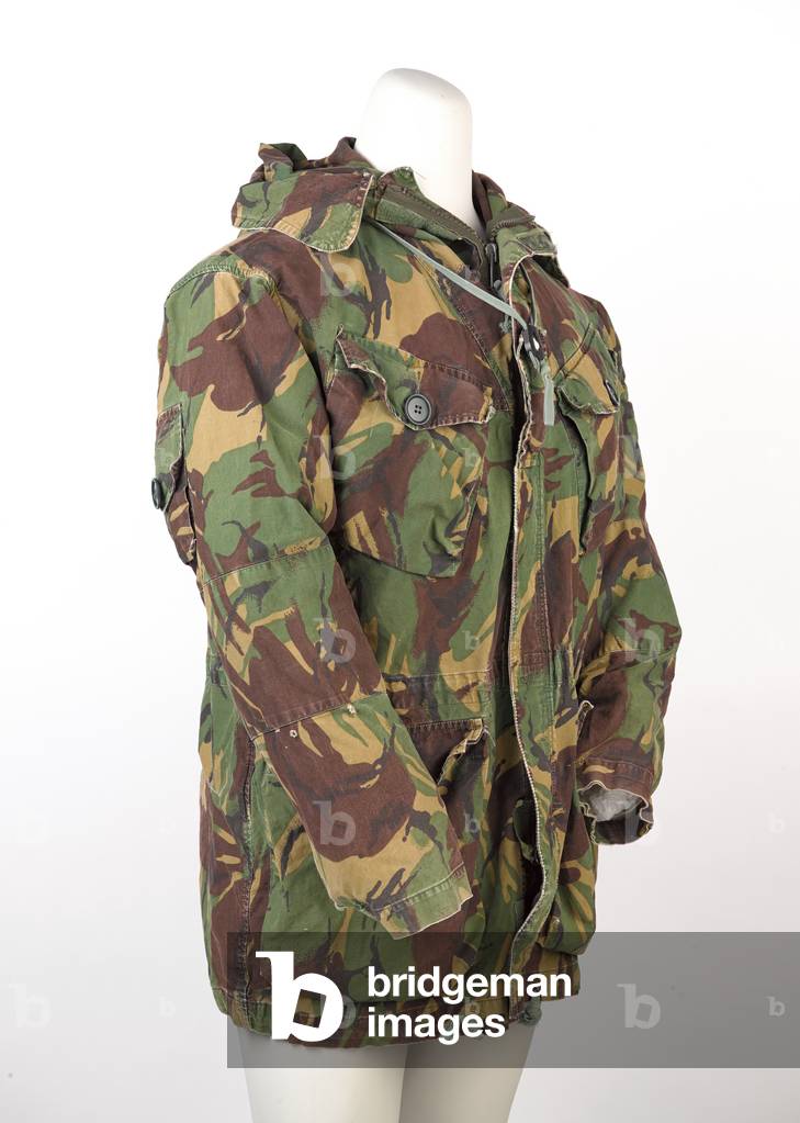 Camouflage smock, Warrant Officer 1 D J Dia Harvey , 1982 (fabric)