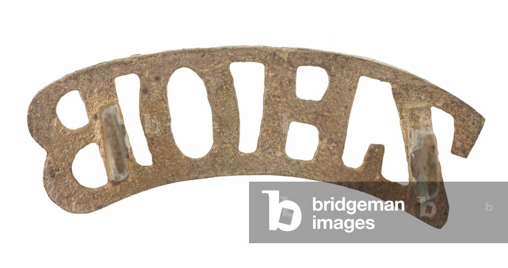 Shoulder title, Zhob Militia, 1889 (shoulder title)