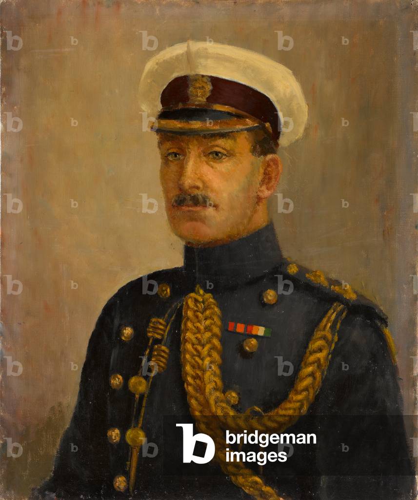 Lieutenant Charles Cecil Rowe Murphy, Indian Army Staff, 1915 (oil on canvas)