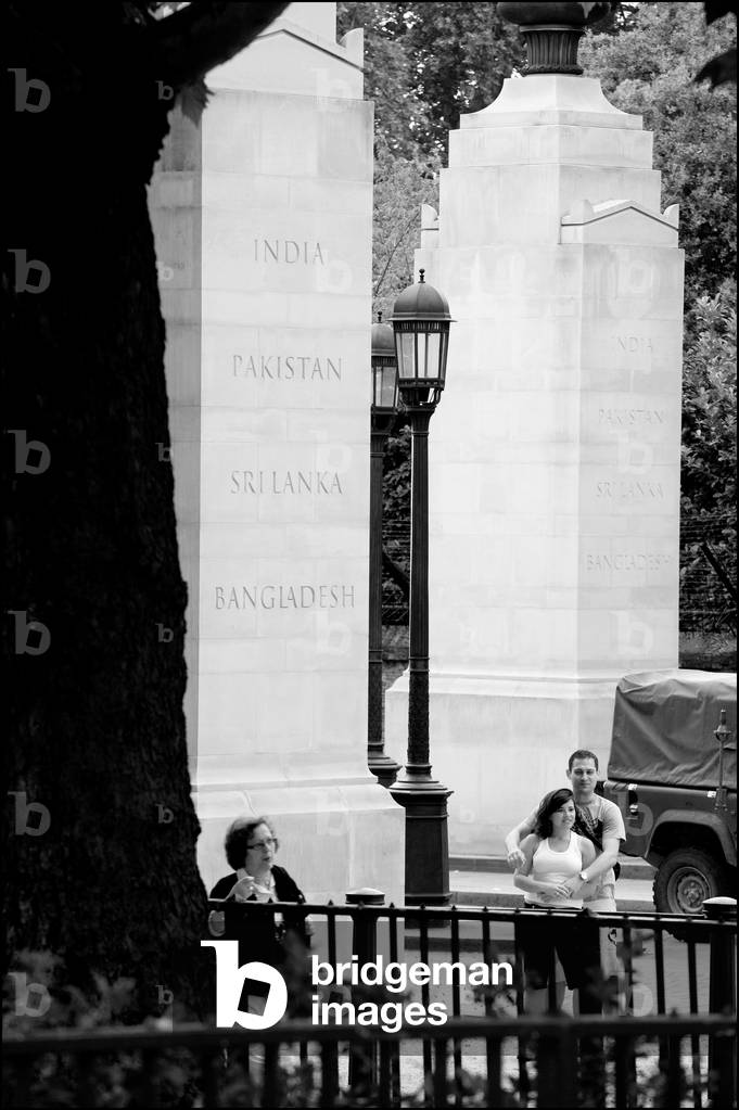Memorial Gates, Constitution Hill, 2008 (b/w photo)