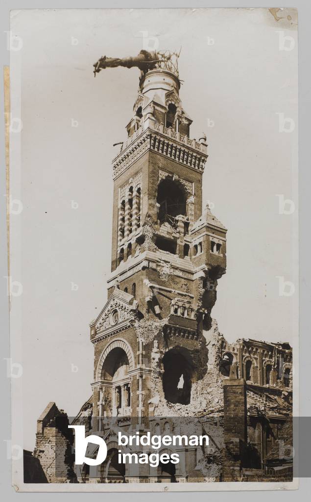 The Virgin of Albert, 1917 circa (b/w photo)