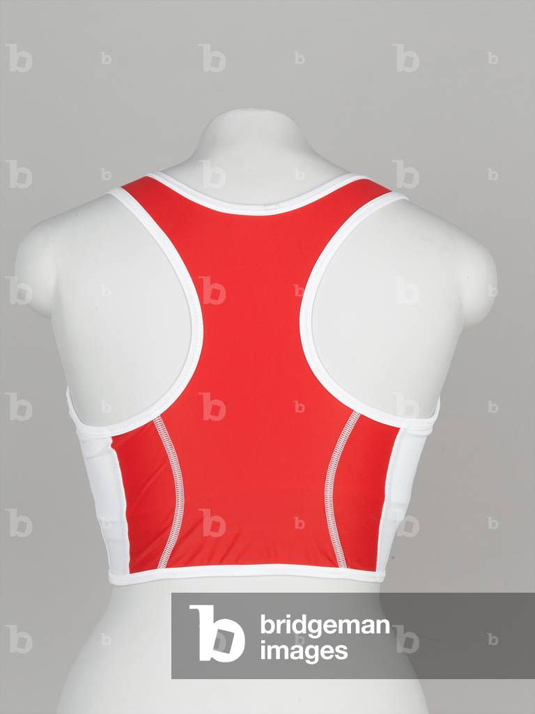 Physical training shirt, Kelly Holmes, England Commonwealth Games Team, 1998 (fabric)