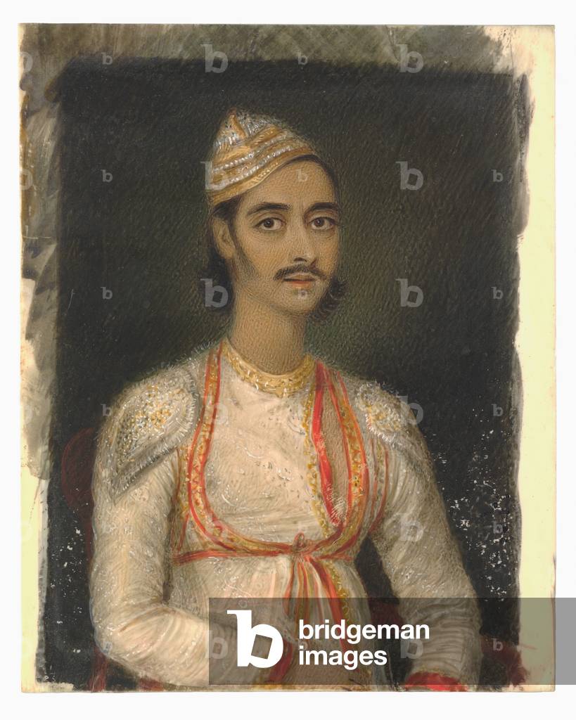 Nawab of Furukabad, 1857 circa (miniature on ivory)