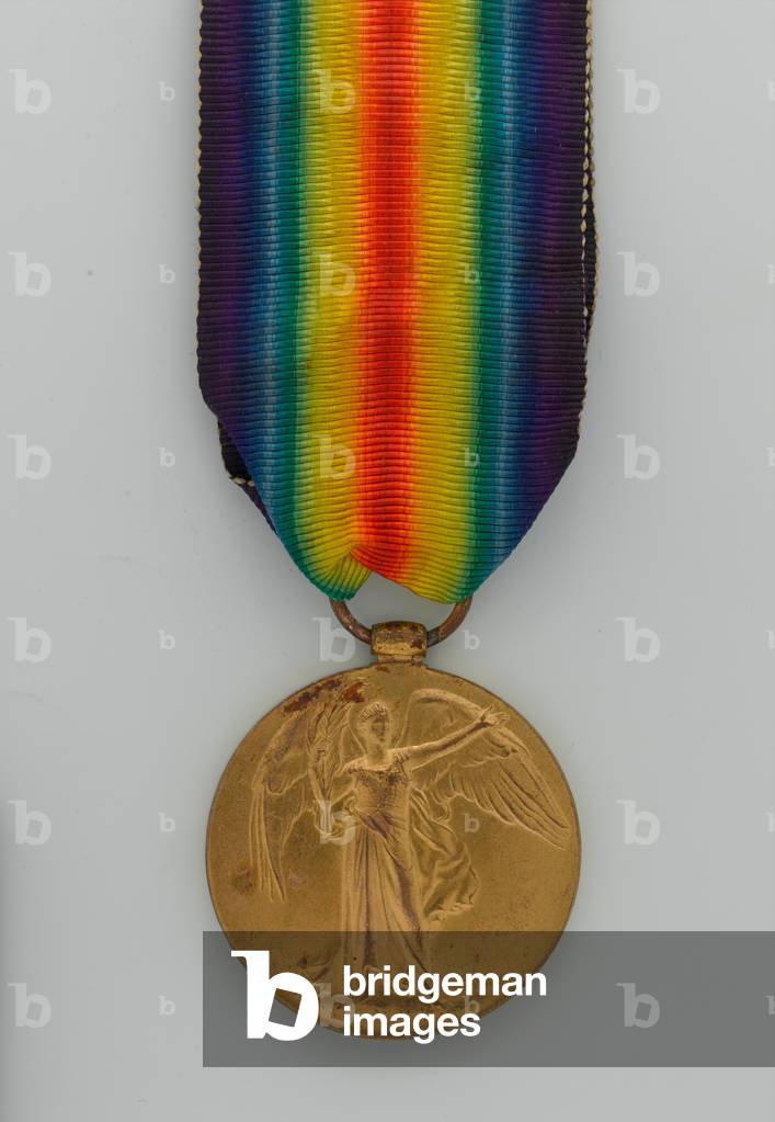 Allied Victory Medal 1914-19, Corporal Henry Eggleston, The Buffs (East Kent Regiment) and 16th Battalion, The Machine Gun Corps (metal)