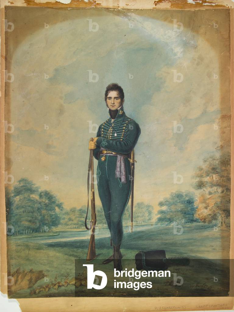 Duke of Cumberlands Sharpshooters, 1805 circa (w/c)