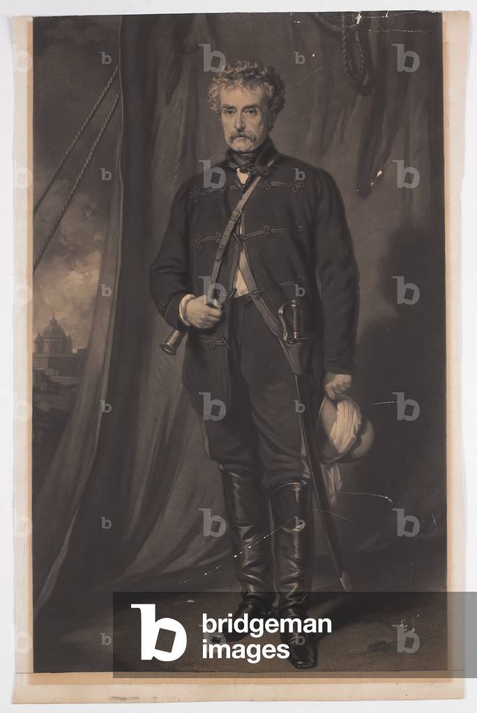 General Lord Clyde, 1862 (mezzotint)