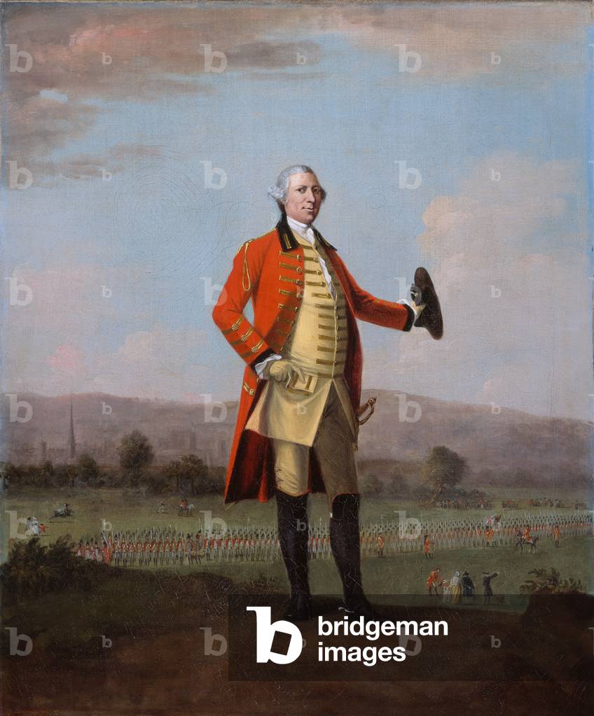 Sir Armine Wodehouse, MP, at a Review of his Regiment near Norwich, 1759 circa (oil on canvas)