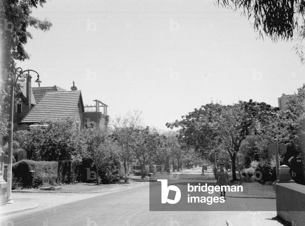 Maadi, Egypt, 1943 (b/w photo)