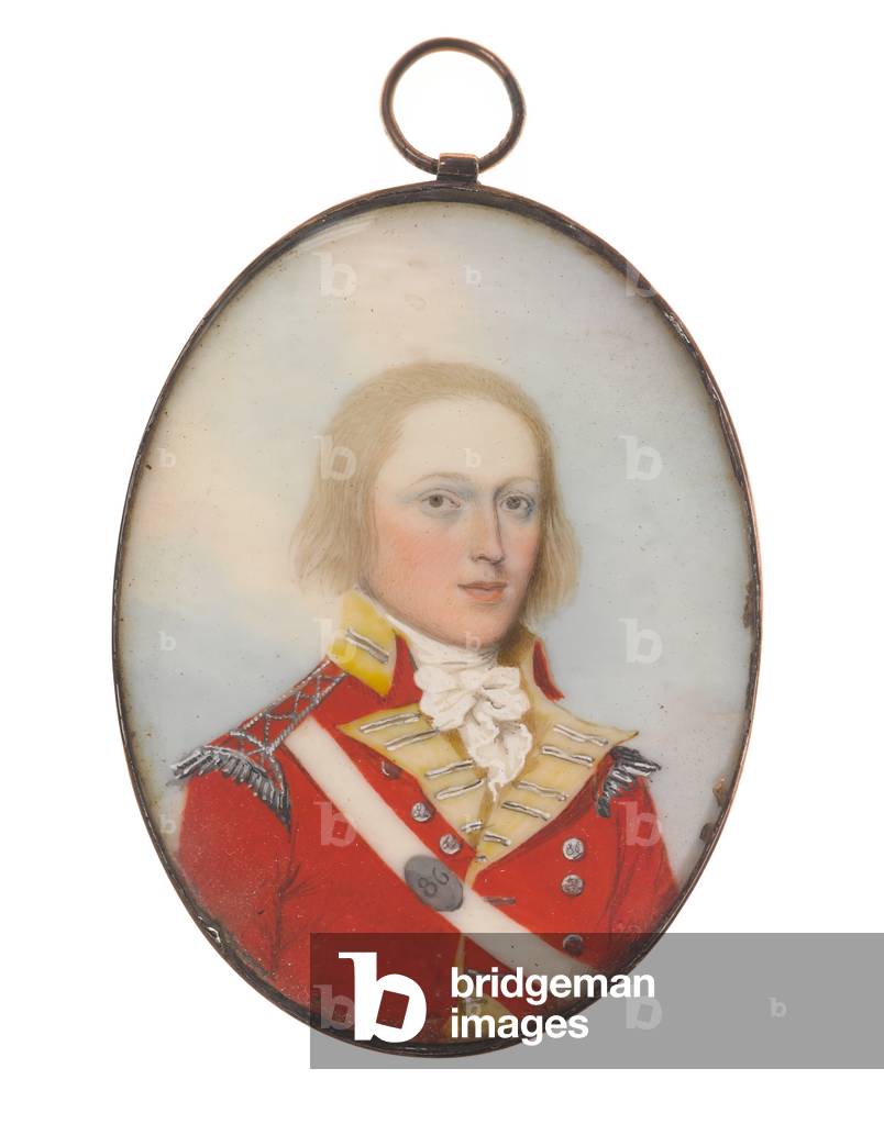 Lieutenant John Daniel, 86th Regiment, 1798 circa (miniature on ivory)