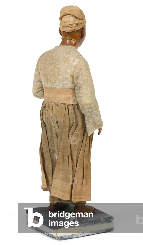 Chuprassee, or Messenger, terracotta figurine, India, c.1880 (statuette)