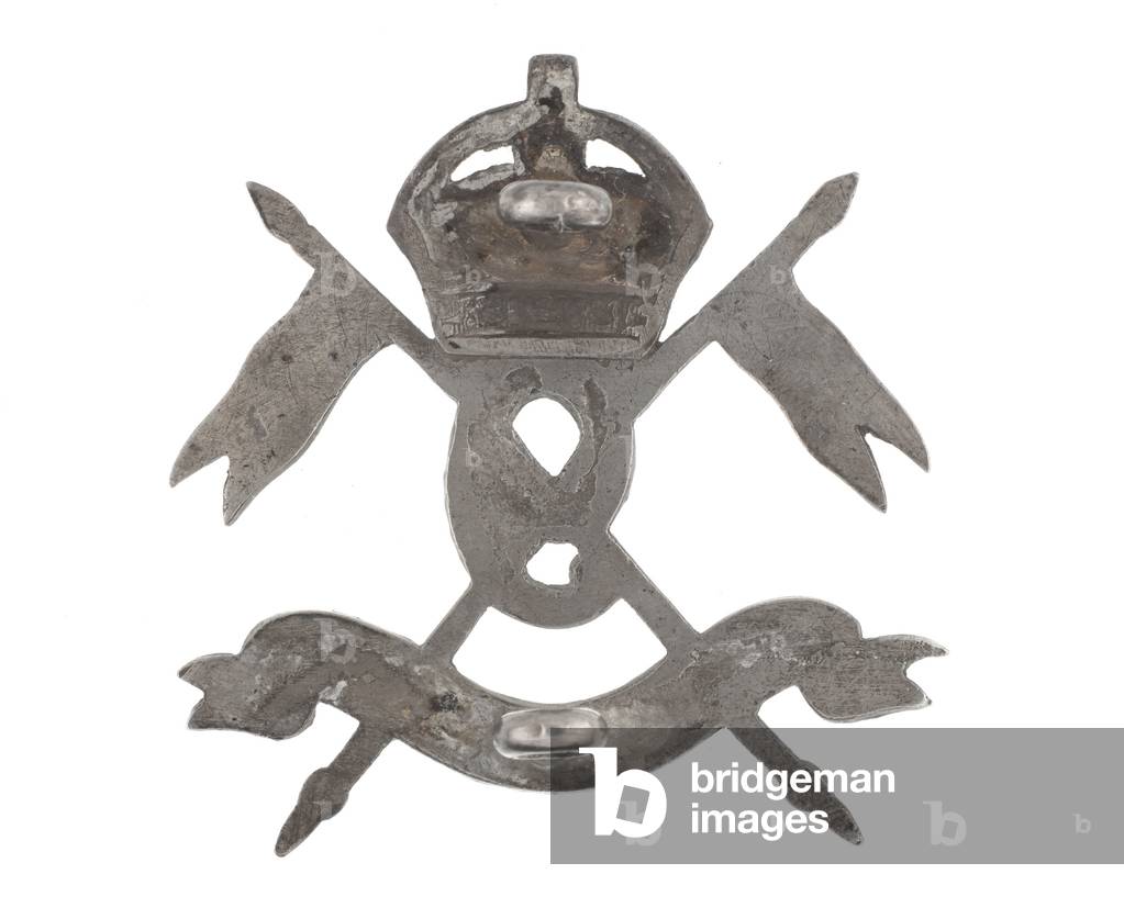 Cap badge, officer, 9th Hodsons Horse, 1903-1922 (metal)