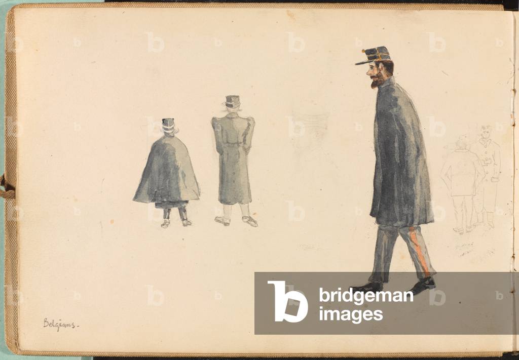 Belgians, 1915 (drawing)
