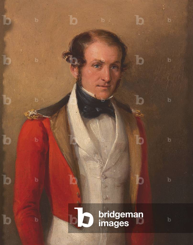 Lieutenant-Colonel (later Lieutenant General) William Anson McCleverty, 48th Regiment, 1852 circa (oil on board)