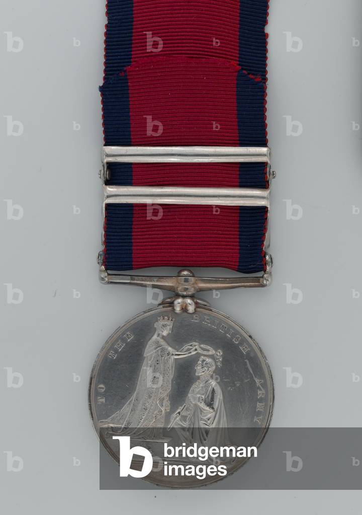 Military General Service Medal 1793-1814, 4 clasps: Toulouse; Orthes; Nive; Corunna (metal)