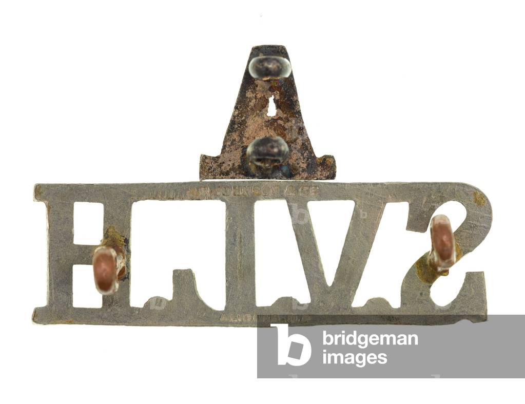 Shoulder title, A Company, Surma Valley Light Horse, 1901-1947 (metal)