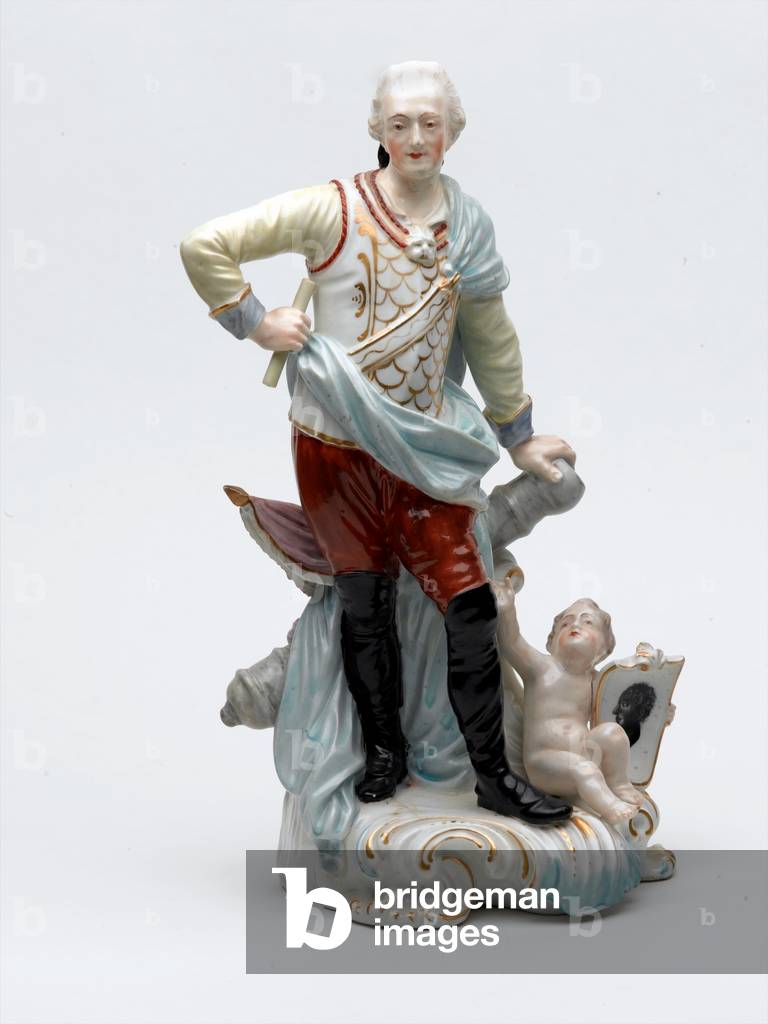 Figurine of Field Marshal Henry Seymour Conway, 1773 circa (porcelain)