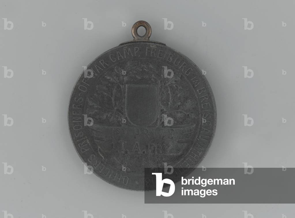 Sports medal for athletics awarded to Lieutenant A Fry, 4th Australian Pioneer Battalion, 1918 (metal)