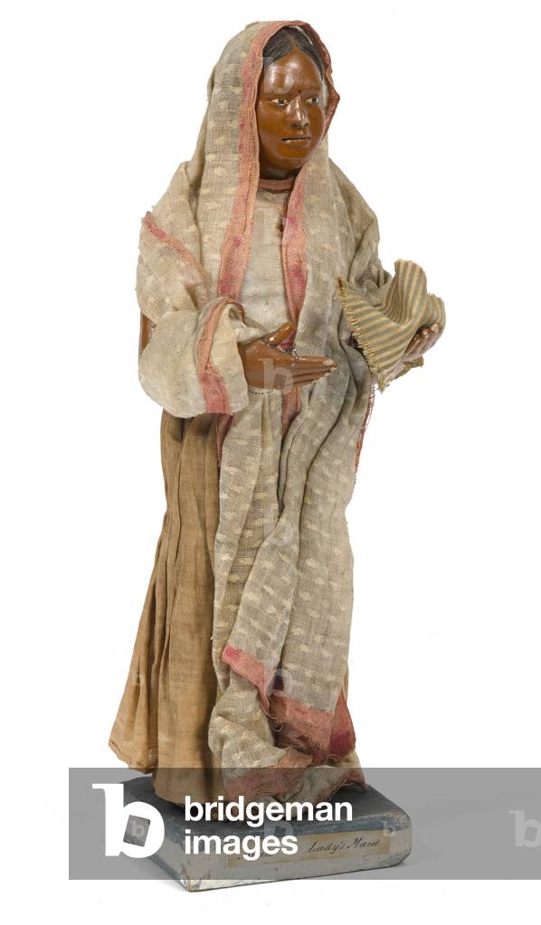 Ayah or Ladys Maid, terracotta figurine, India, c.1880 (statuette)