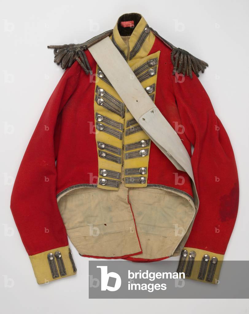 Officer's coatee worn by Lieutenant John Bramwell, c.1815 (coatee)