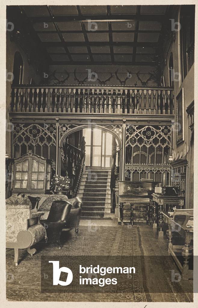 Watermouth Castle, Devon, 1918 (b/w photo)