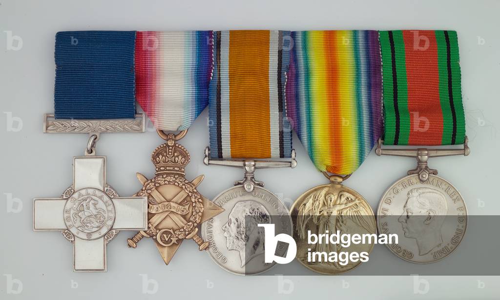 George Cross medal group awarded to Lieutenant Bernard Ellis, 1/5th Battalion, The Buffs (East Kent Regiment) (metal)