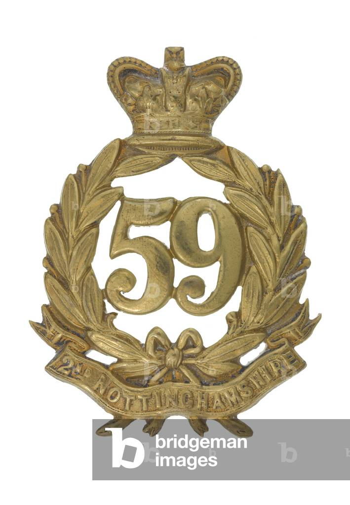 Glengarry badge, c.1874-81 (brass)