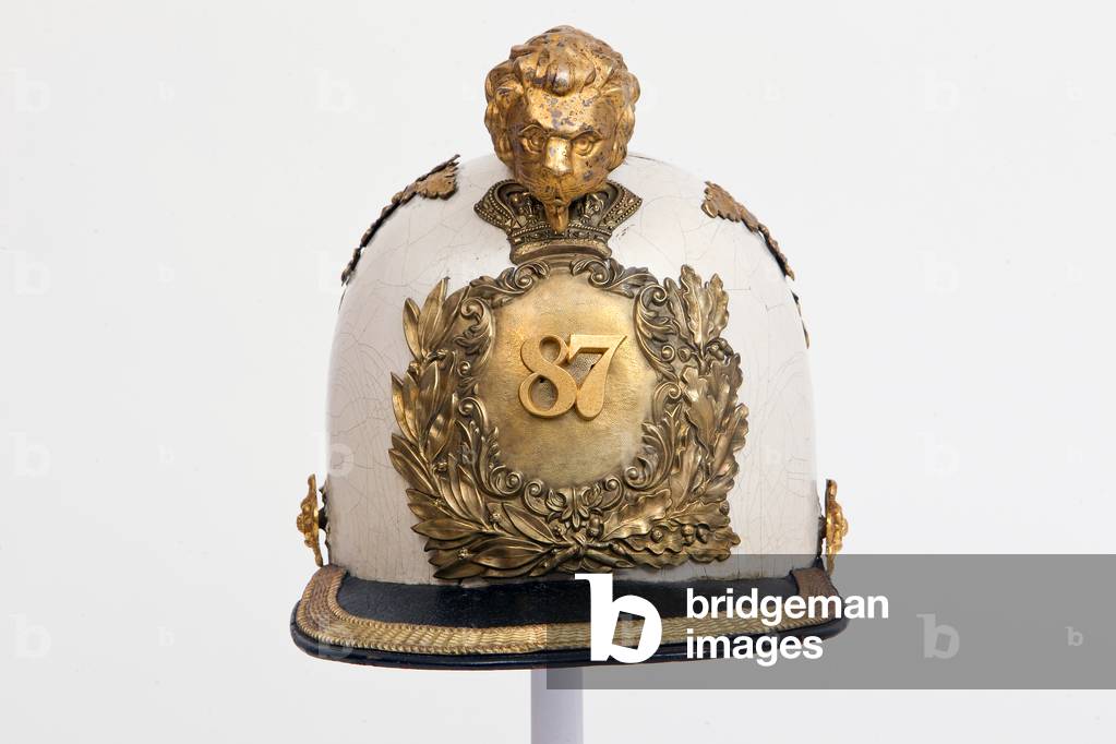 Officer's Trial Pattern helmet, 87th (Royal Irish Fusiliers) Regiment of c.1854 (helmet)