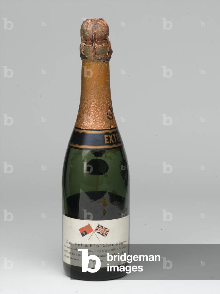 Half bottle of Champagne supplied to hospitals for the sick and wounded, 1900 (glass)
