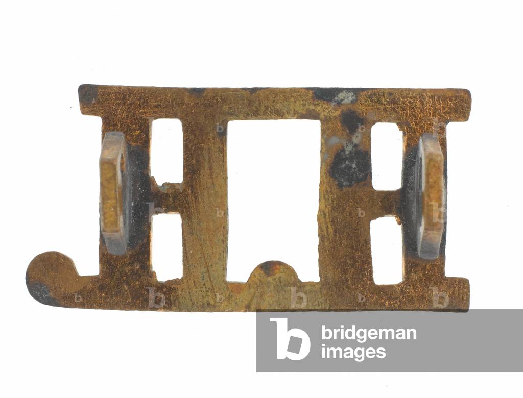 Shoulder title, 4th Duke of Cambridges Own Hodsons Horse, 1922-1923 (metal)