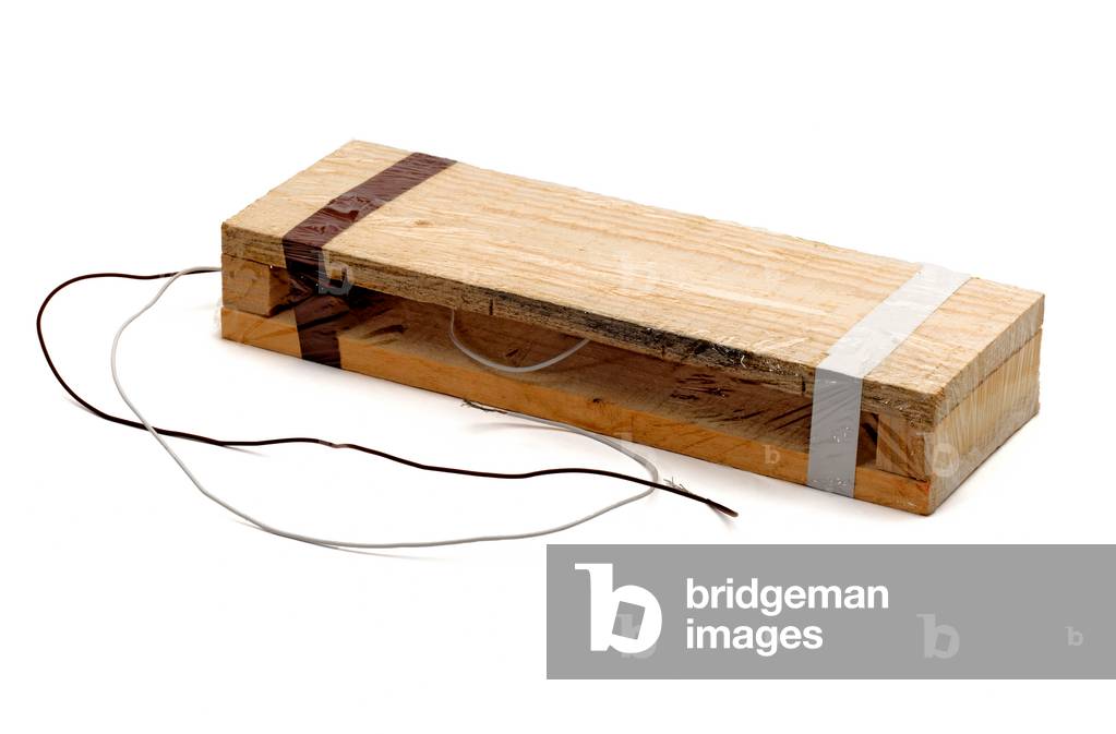 Replica Improvised Explosive Device (IED) plywood pressure plate switch, 2013