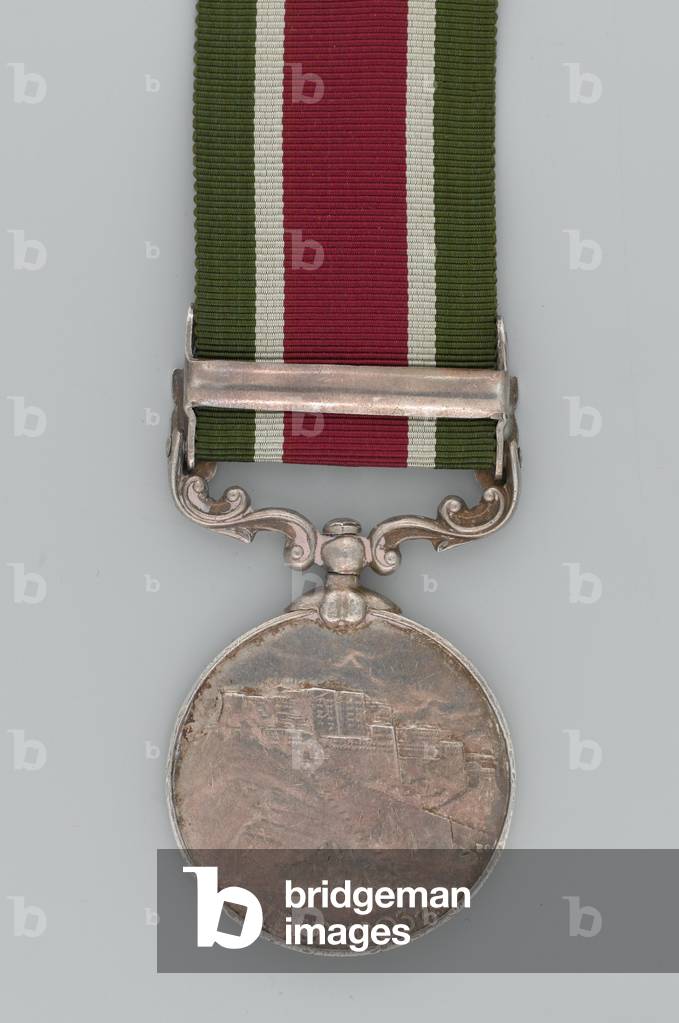 Tibet Medal 1903-04, with clasp for Gyantse,Sepoy Iman Din, The Queens Own Corps of Guides (metal)