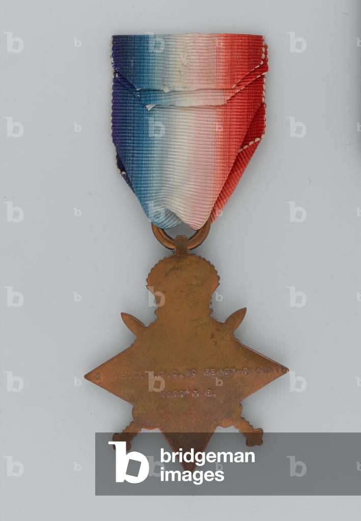 1914-15 Star, Captain A M C McReady Diarmid, Duke of Cambridge's Own (Middlesex Regiment) (metal)