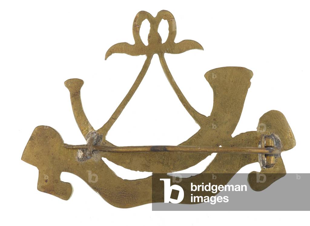 Pugri badge, 65th Carnatic Light Infantry, 1903-1904 (pugri badge)