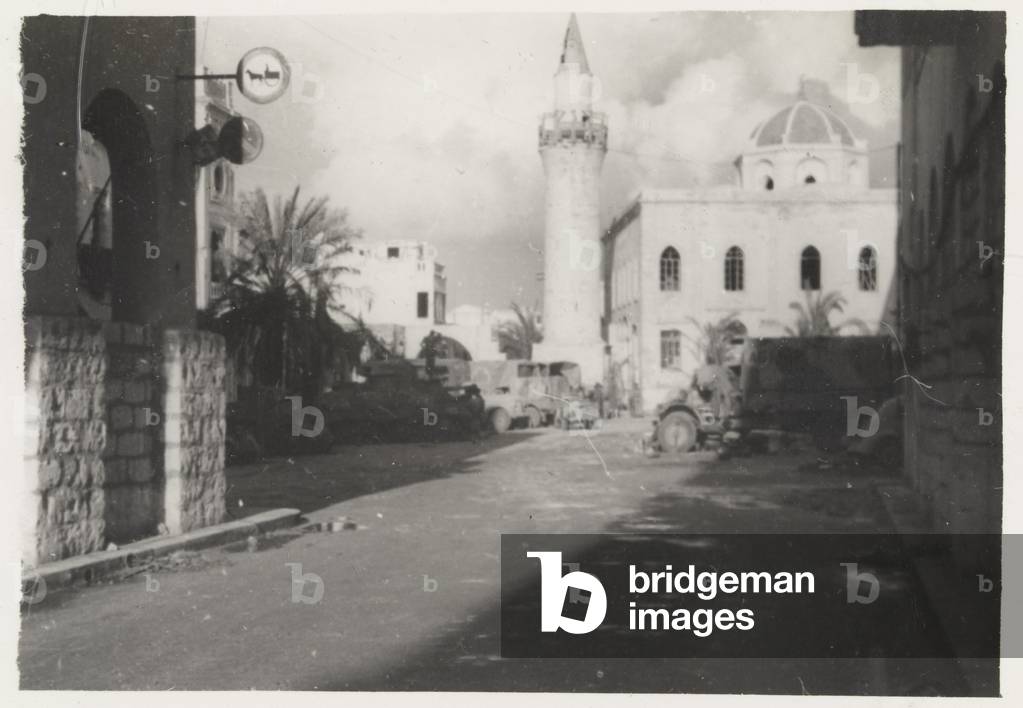 View of Benghazi, Libya; from an album of 351 photographs compiled by Bdr William Samuel Hoare (b/w photo)