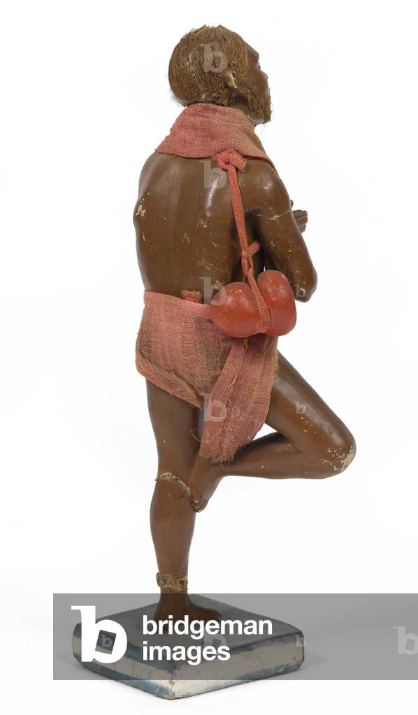 Faqueer or Religious Mendicant, terracotta figurine, India, c.1880 (statuette)