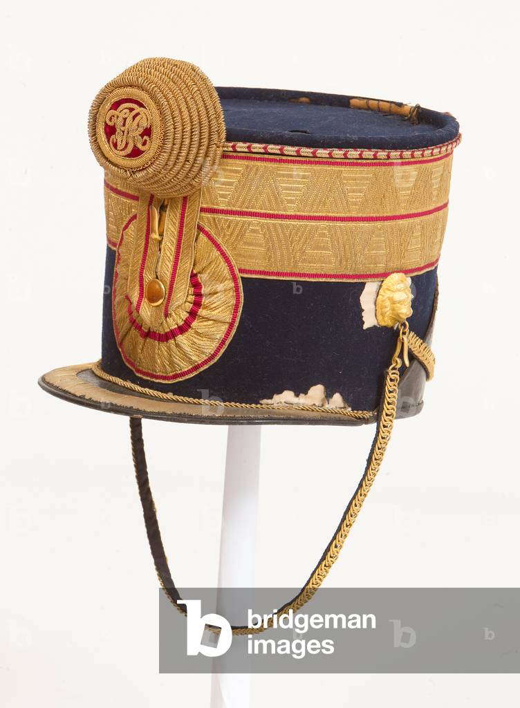 Officers shako, Gloucestershire Yeomanry, c.1848 (shako)
